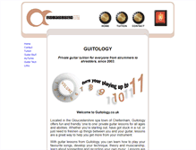 Tablet Screenshot of guitology.co.uk
